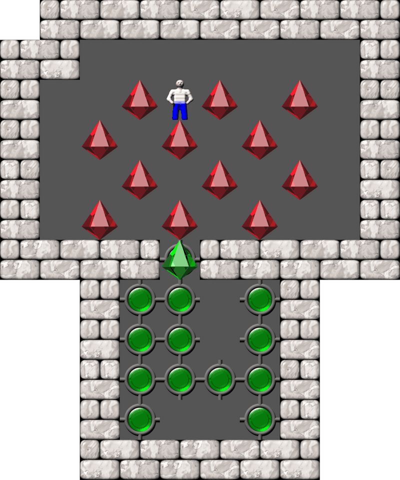 Sokoban Howard Levels 1 level 6